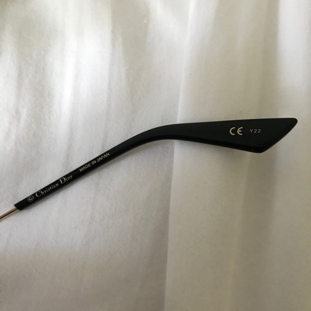 So Dior square Cat Eye black 53mm sunglasses NEW - Picture 6 of 16